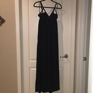 Black maxi dress